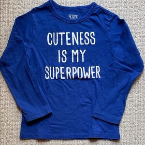 “Cuteness Is My Superpower” Tshirt, size 5T